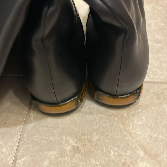 NWT Gucci woman's leather bamboo boots - Picture 9 of 15